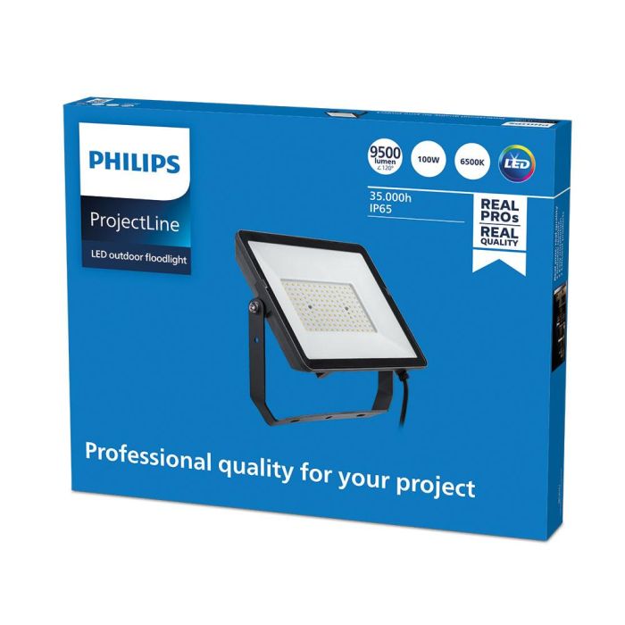 Philips 911401864584 Proyector 100W 9500LM 6500K IP65 ProjectLine 2 Philips 911401864584 Proyector 100W 9500LM 6500K IP65 ProjectLine 2