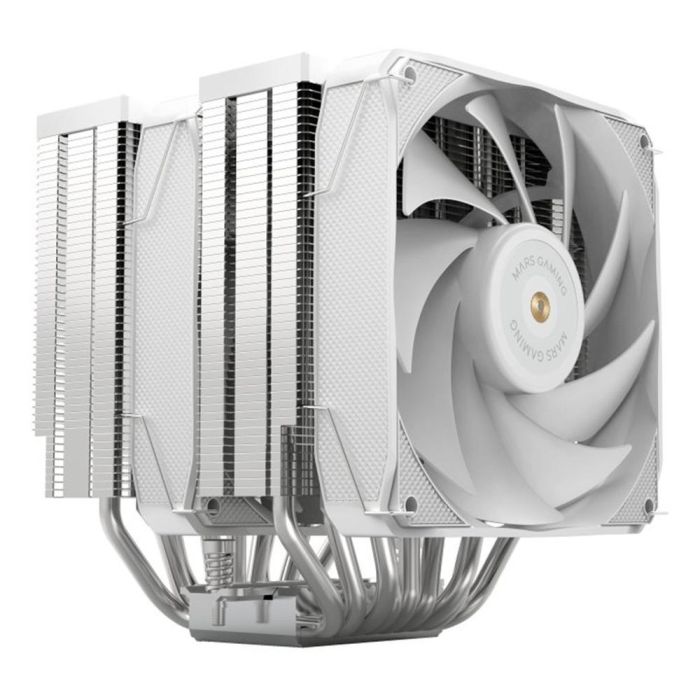 Mars Gaming MCPUXU9W Disipador CPU Doble Torre 400W TDP con 9 Heatpipes Doble Ventilador 120mm Blanco Multi-Socket 0 Mars Gaming MCPUXU9W Disipador CPU Doble Torre 400W TDP con 9 Heatpipes Doble Ventilador 120mm Blanco Multi-Socket 0