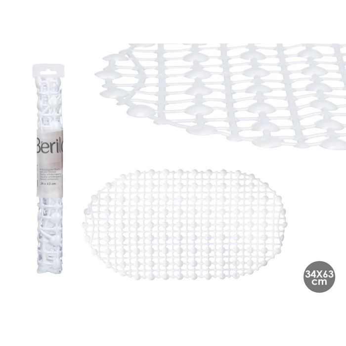 Antideslizante para Ducha Blanco 34x63 cm - Berilo (24 Unidades) Antideslizante para Ducha Blanco 34x63 cm - Berilo (24 Unidades)