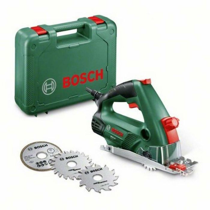 Bosch PKS 16 Multi Sierra Circular Eléctrica, 400W, 65mm Disco, 16mm Profundidad Corte, 6400 rpm, + 3 Hojas 9 Bosch PKS 16 Multi Sierra Circular Eléctrica, 400W, 65mm Disco, 16mm Profundidad Corte, 6400 rpm, + 3 Hojas 9