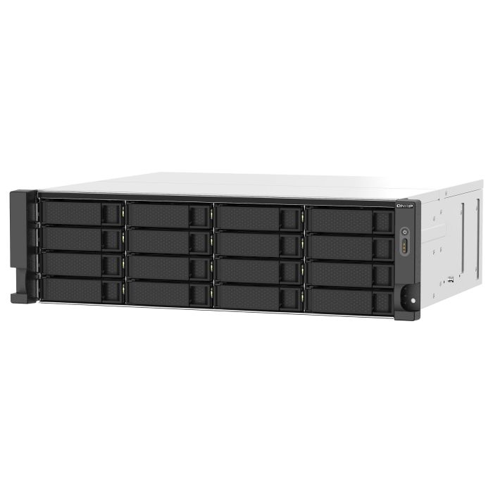QNAP TS-1673AU-RP-16G NAS Ryzen V1500B 4C/8T 2.2GHz 16GB DDR4 2x2.5GbE 3U 16-Bay 1