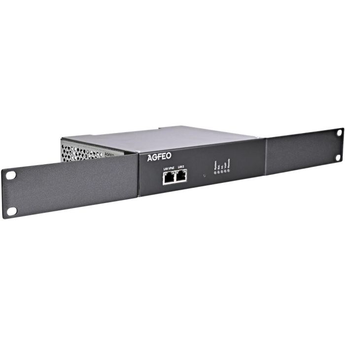 AGFEO ES PURE-IP X IT Centralita IP PURE-IP para 40 usuarios y 30 canales de voz, con 2 puertos Ethernet LAN