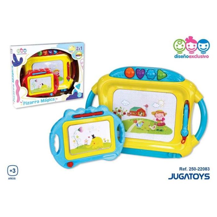 Pizarra magnética con mini pizarra colores sdos. - modelos surtidos 1 Pizarra magnética con mini pizarra colores sdos. - modelos surtidos 1