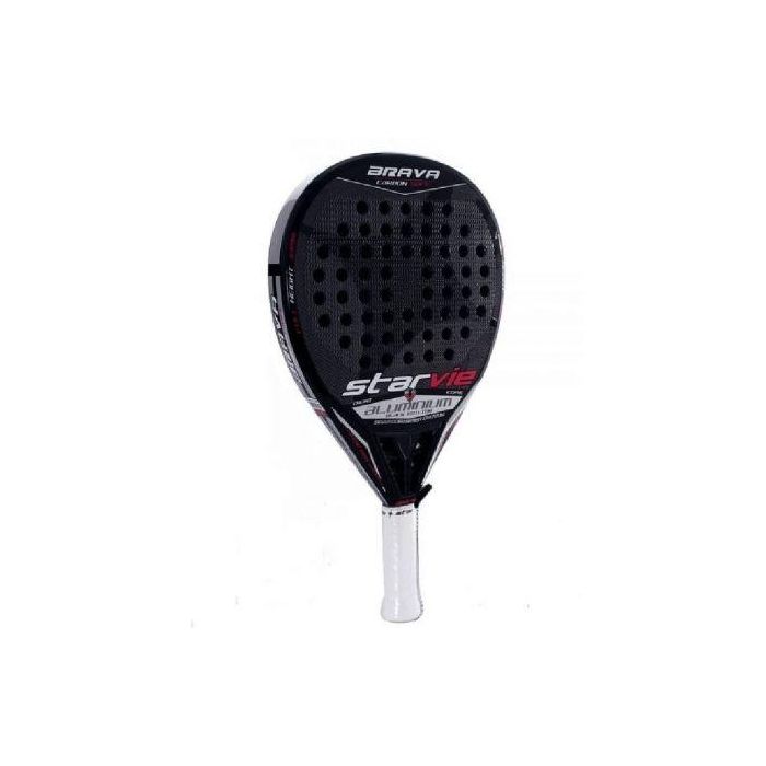 Pala de Padél Starvie Brava Carbon Soft Aluminium LTD/ Negra y Roja 1 Pala de Padél Starvie Brava Carbon Soft Aluminium LTD/ Negra y Roja 1