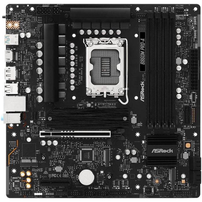 ASROCK B860M Pro-A (1851) (D) Placa Base Intel B860 Socket LGA 1851 DDR5-SDRAM micro ATX para PC 1 ASROCK B860M Pro-A (1851) (D) Placa Base Intel B860 Socket LGA 1851 DDR5-SDRAM micro ATX para PC 1