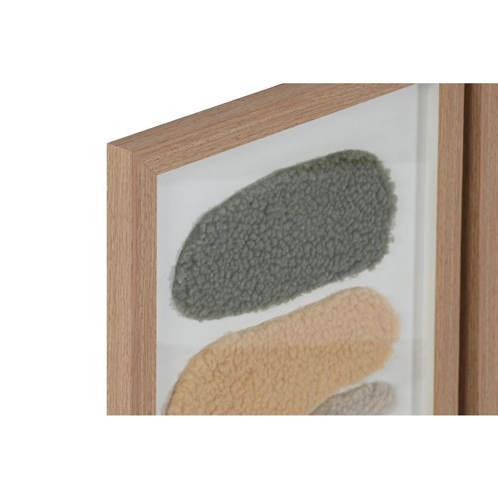 DKD Home Decor Cuadro Abstracto Multicolor Blanco 2.5 x 60 x 30 cm (2 Unidades) 0 DKD Home Decor Cuadro Abstracto Multicolor Blanco 2.5 x 60 x 30 cm (2 Unidades) 0