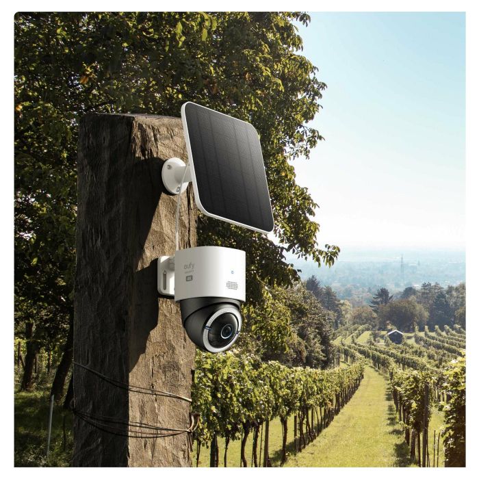 EUFY S330 Cámara de seguridad IP 4G LTE Exterior Inalámbrico 4K con Panel Solar Incluido 30