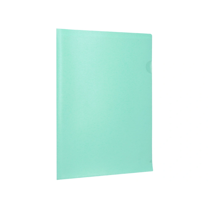 Liderpapel Dossier Uñero Polipropileno DIN A4 Verde Manzana Opaco Capacidad 20 Hojas 3