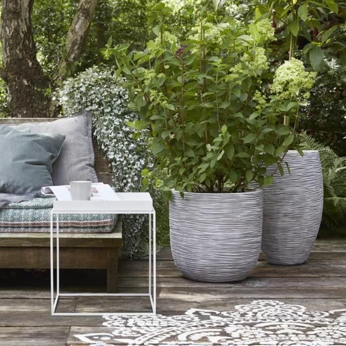 Capi Jardiniere Nature Rib 54x52 cm marfil KOFI935 424241 2 Capi Jardiniere Nature Rib 54x52 cm marfil KOFI935 424241 2
