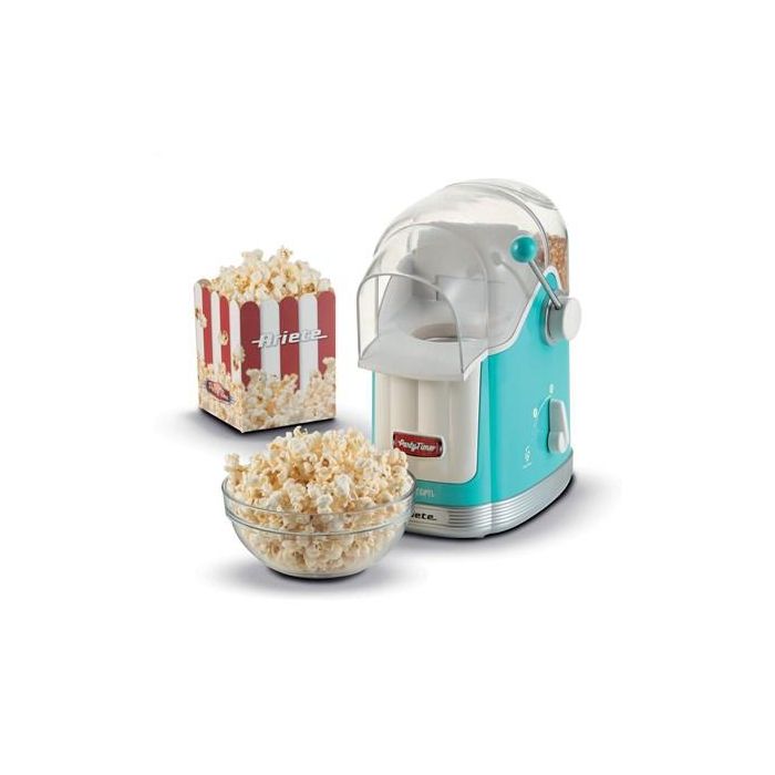 Ariete 2958/01 Máquina de Palomitas Party Time, Diseño Retro Años 50, Azul 4 Ariete 2958/01 Máquina de Palomitas Party Time, Diseño Retro Años 50, Azul 4