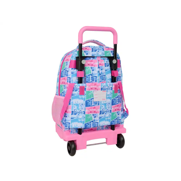 Safta Mochila Grande con Ruedas Compact Extraible Barbie Escolar 450x330x220 mm 1
