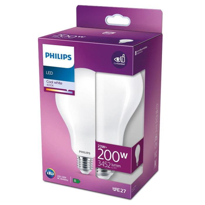 Bombilla estandard led e27 23 W 3452 lm 4000 k luz dia ø9,5 x 16,5 cm 1 Bombilla estandard led e27 23 W 3452 lm 4000 k luz dia ø9,5 x 16,5 cm 1