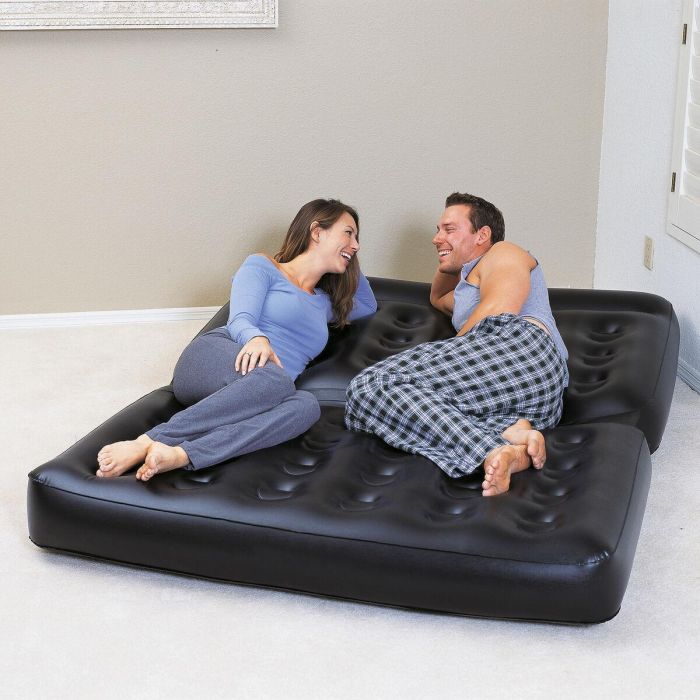 Bestway Sillon Hinchable 5 Posiciones Negro 188x152x64 cm Interior 75054 4 Bestway Sillon Hinchable 5 Posiciones Negro 188x152x64 cm Interior 75054 4