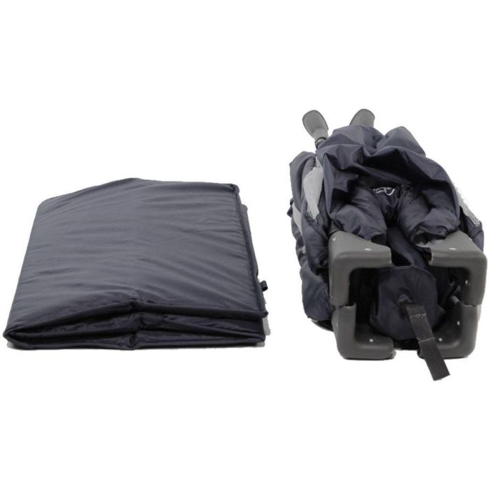 Cuna de viaje 2 en 1 - Parque infantil - MIGO - 100 x 100 x 76 cm - Desde el nacimiento hasta los 15 kg - Azul 4 Cuna de viaje 2 en 1 - Parque infantil - MIGO - 100 x 100 x 76 cm - Desde el nacimiento hasta los 15 kg - Azul 4