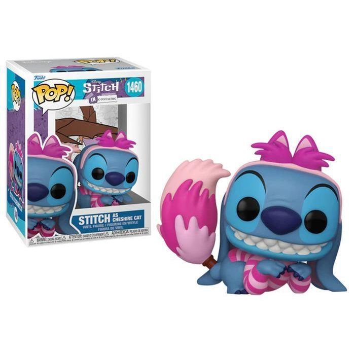 Funko POP Disney Figura Stitch as Cheshire Cat Vinilo 9cm Caja Regalo