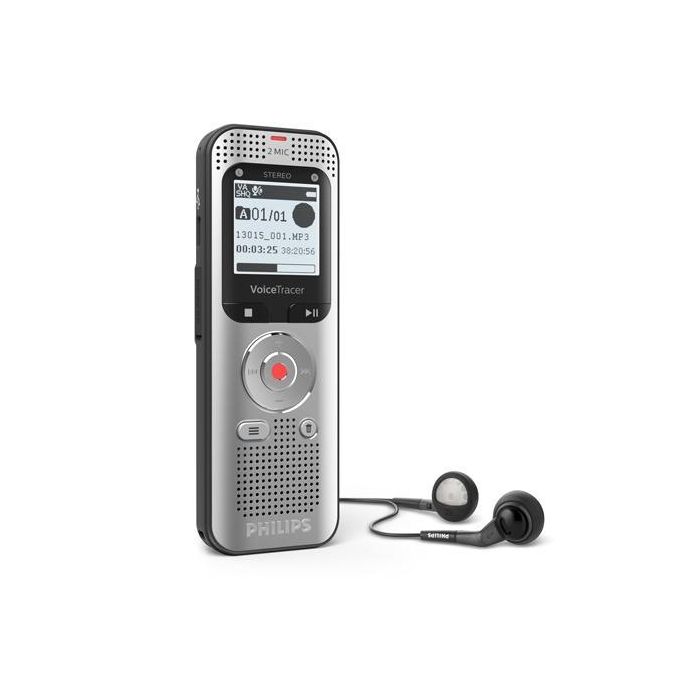 Philips Grabadora Digital 8 grb Y Conexion Usb-A C- Entrada Micro Sd Incluye Auriculares Philips Grabadora Digital 8 grb Y Conexion Usb-A C- Entrada Micro Sd Incluye Auriculares