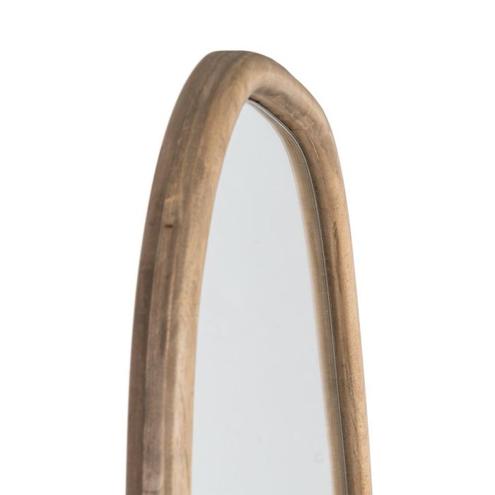 Espejo Natural Madera Decoración 38,50 X 3 X 62 cm