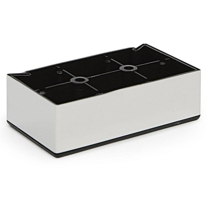 Q&Q Pata de Plástico Duka 54x94mm H30mm, Cromo Recubierto con Lámina Resistente, Accesorio Versátil para Muebles, Sofás, Mesas y Estanterías