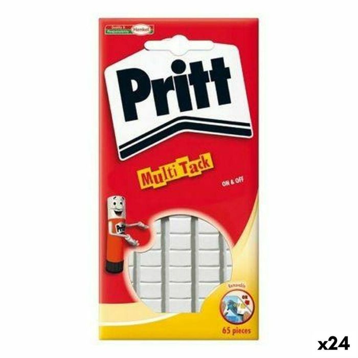 Caja de Masilla Adhesiva Pritt Multi-Tack 1444966/ 65 piezas/ 24 unidades/ Blanca Caja de Masilla Adhesiva Pritt Multi-Tack 1444966/ 65 piezas/ 24 unidades/ Blanca