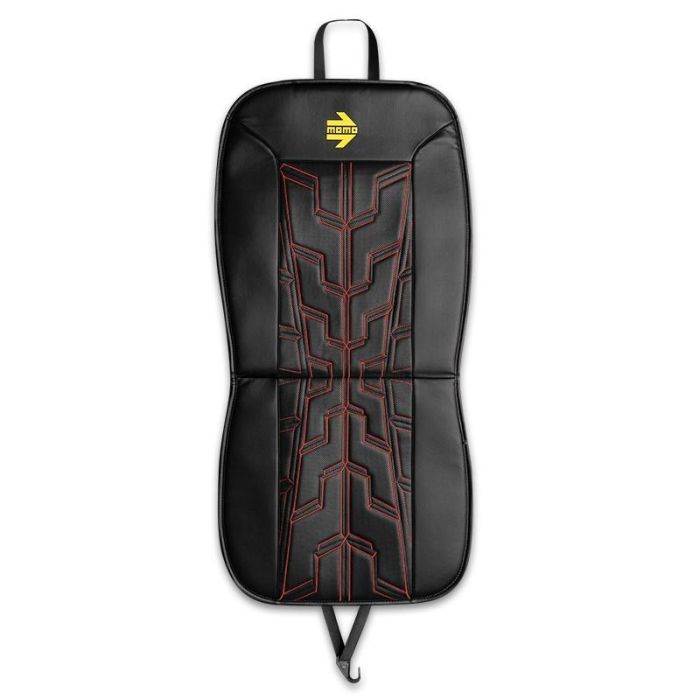 Momo Respaldo de Asiento Carrera Negro-Rojo MOMLSCU37BR con Espuma de Laminación para Mayor Comodidad Universal