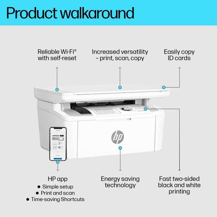 HP LaserJet MFP M140w Impresora Multifunción Inalámbrica, Laser, Wi-Fi, Compacta, para Oficina y Hogar 3 HP LaserJet MFP M140w Impresora Multifunción Inalámbrica, Laser, Wi-Fi, Compacta, para Oficina y Hogar 3