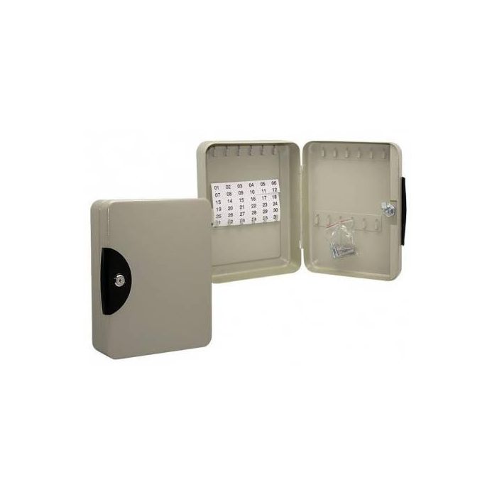 Bismark Caja Guardallaves Metálica Gris para 54 Llaves, 319902 - 250x300x84 mm