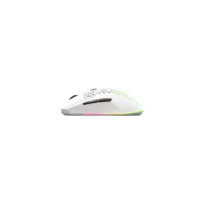 SteelSeries Aerox 3 Wireless Ratón Gaming Blanco (62608) - 18000 DPI, Bluetooth, RF Inalámbrico