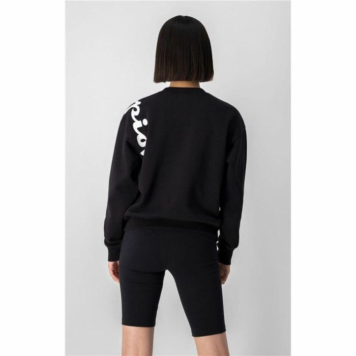 Sudadera sin Capucha Mujer Champion Diagonal Logo Negro XS 2