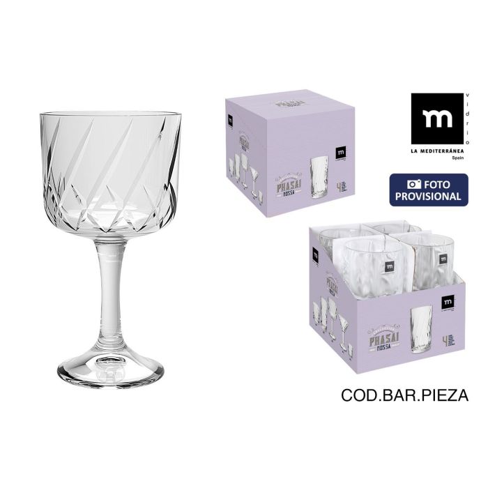 La Mediterranea Copa Phasai Nossa, 500 ml, Ø10.2 x 19.4 cm (24 Unidades)