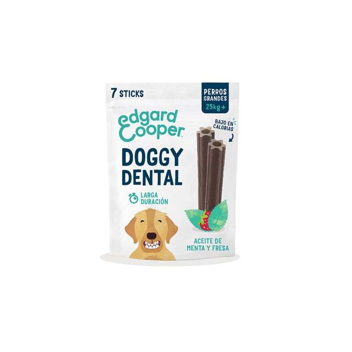 Doggy Dental Snacks Fresa-Menta Large 8 unidades de 240 gr Doggy Dental Snacks Fresa-Menta Large 8 unidades de 240 gr