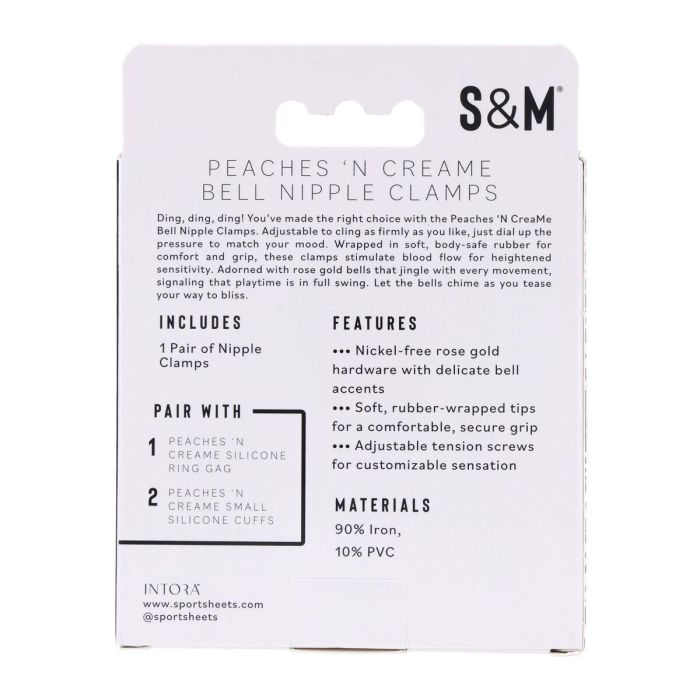 Cadena Con Pinzas Para Pezones Sportsheets Peaches 'n CreaMe 2