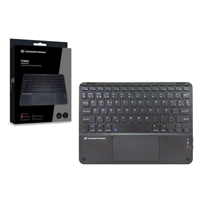 Teclado Conceptronic Tobin01Bes Inalambrico 4 Teclado Conceptronic Tobin01Bes Inalambrico 4