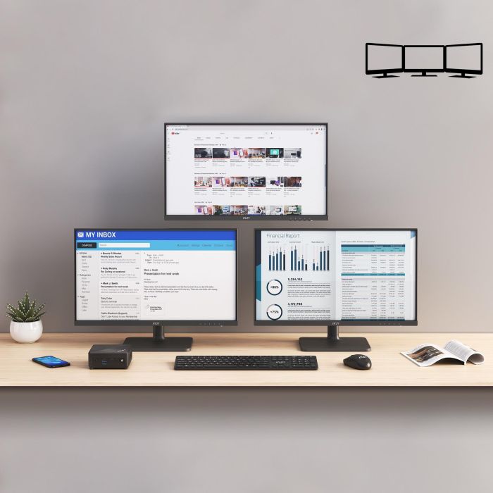 MSI Cubi N ADL-006DE Mini PC Intel N200/4GB RAM/128GB SSD Windows 11 Pro Negro 124mm x 124mm x 53.7mm 2