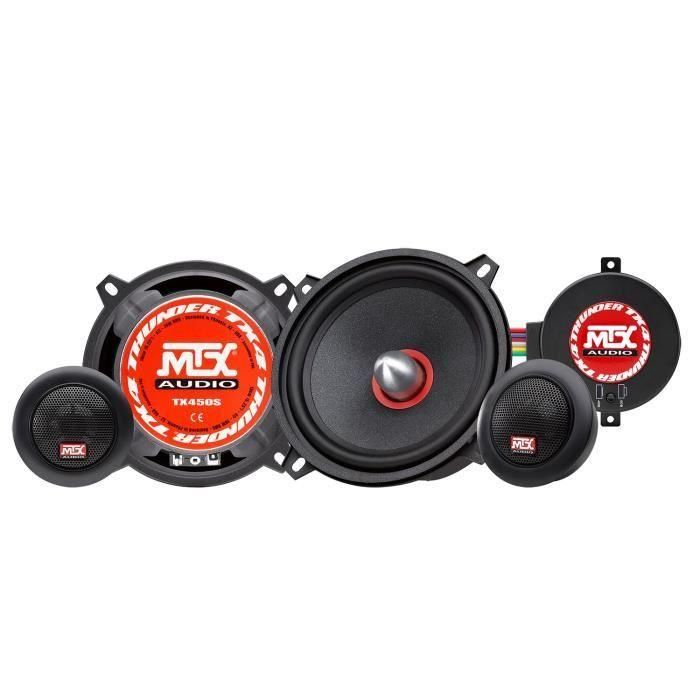 Kit de altavoces MTX de 2 vías TX450S - 13 cm - 70W Kit de altavoces MTX de 2 vías TX450S - 13 cm - 70W