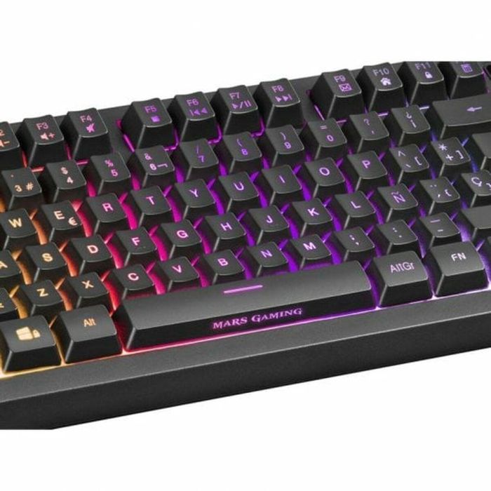 Teclado Gaming Mars Gaming MKREVO LED RGB Negro 4