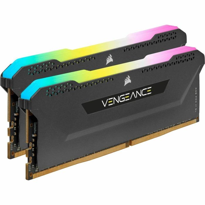 Memoria para PC CORSAIR DDR4 - VENGEANCE RGB PRO SL - 16GB (2x8GB) - 3200Mhz - CAS 16 - Negro (CMH16GX4M2E3200C16) 1