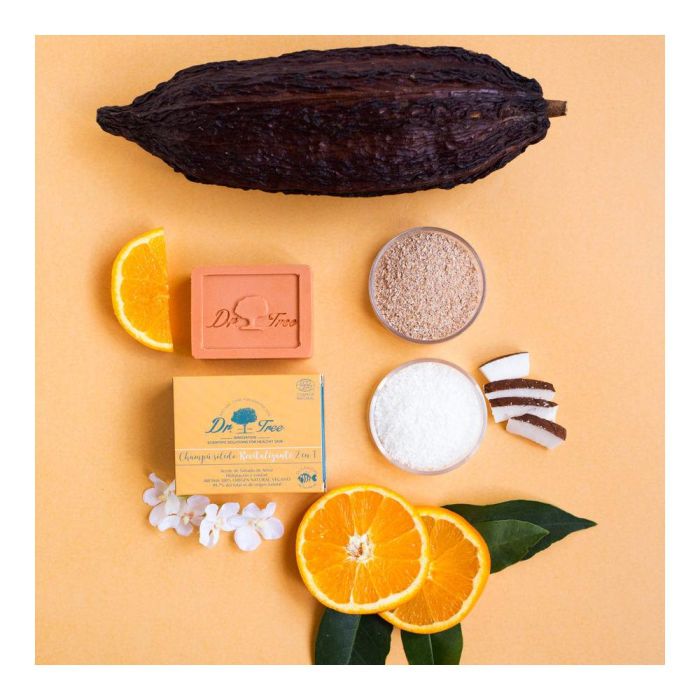 Dr. Tree Champú Sólido Revitalizante 2 en 1, 75 gr 3