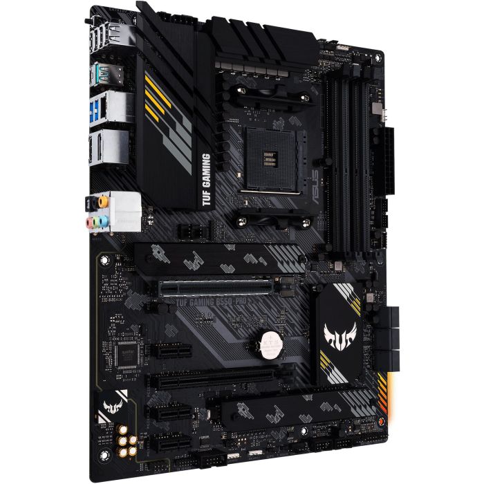 ASUS TUF GAMING B550-PRO AM4 PCIe 4.0 dual M.2 x16 SATA 6Gbps 2.5Gb Ethernet HDMI DisplayPort 2