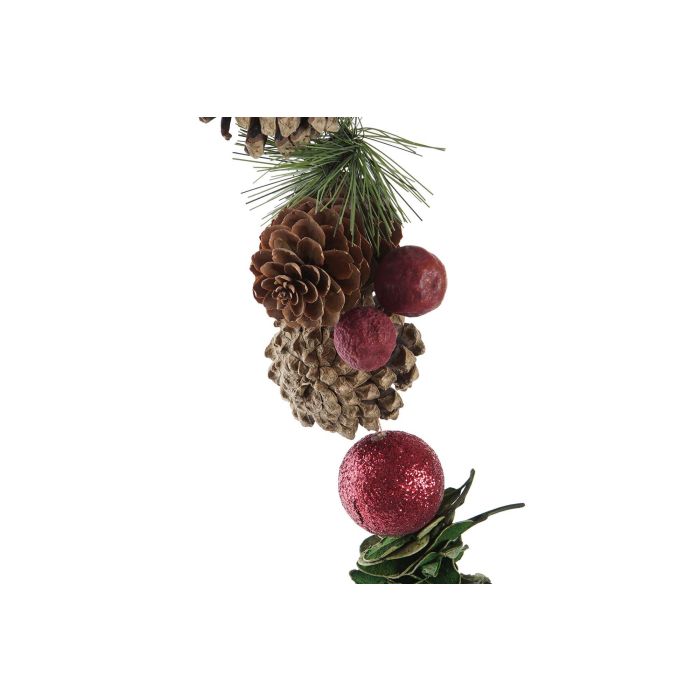 DKD Home Decor Guirnalda de Navidad Tradicional 150 cm, colores Verde y Rojo, con Detalles de Piñas, Ideal para Decoración Festiva, Pack de 2 2 DKD Home Decor Guirnalda de Navidad Tradicional 150 cm, colores Verde y Rojo, con Detalles de Piñas, Ideal para Decoración Festiva, Pack de 2 2