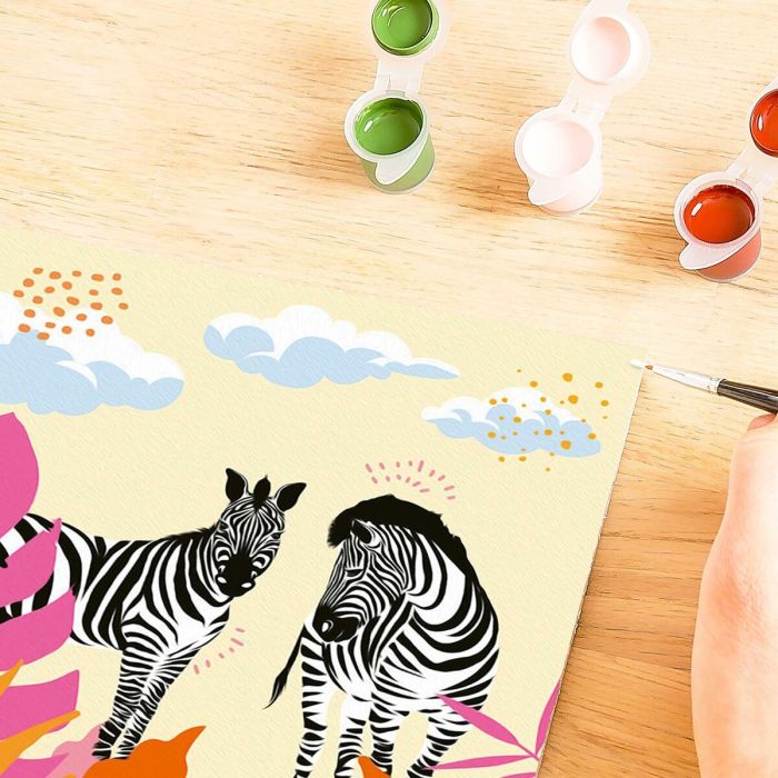 Set de Pintura por Números Ravensburger Zebra 3 Set de Pintura por Números Ravensburger Zebra 3