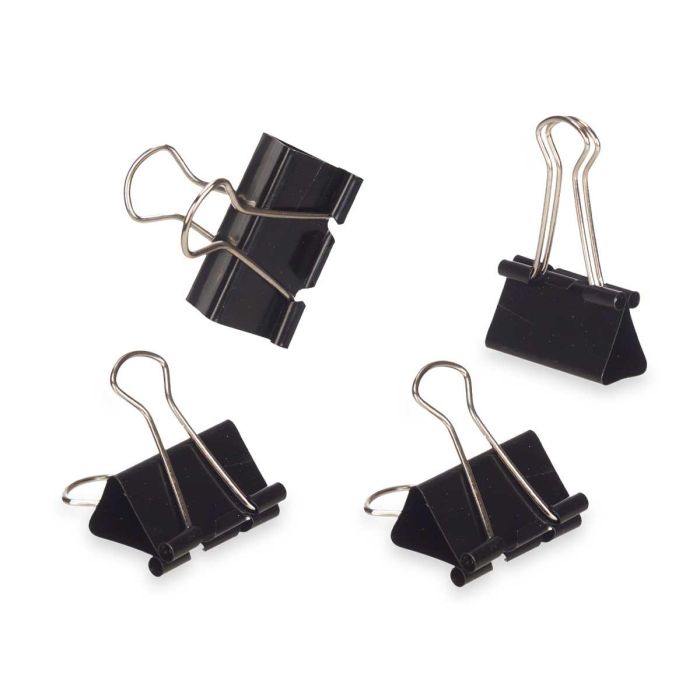 Set 4 Pinzas Clip Negro Grd Pincello 3X11CM (24 Unidades) 1 Set 4 Pinzas Clip Negro Grd Pincello 3X11CM (24 Unidades) 1