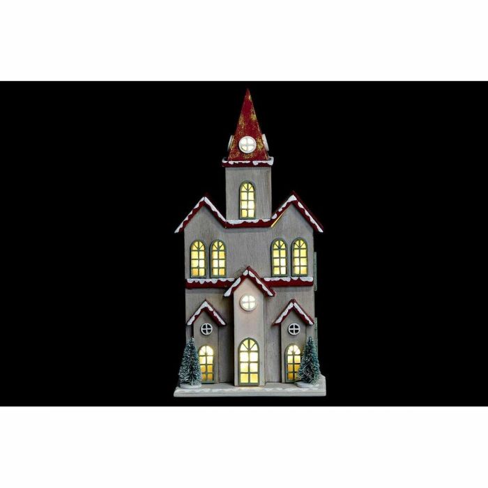 Casa Navidad Fantasia DKD Home Decor Rojo Verde 8 x 28 x 13 cm (2 Unidades) 2 Casa Navidad Fantasia DKD Home Decor Rojo Verde 8 x 28 x 13 cm (2 Unidades) 2