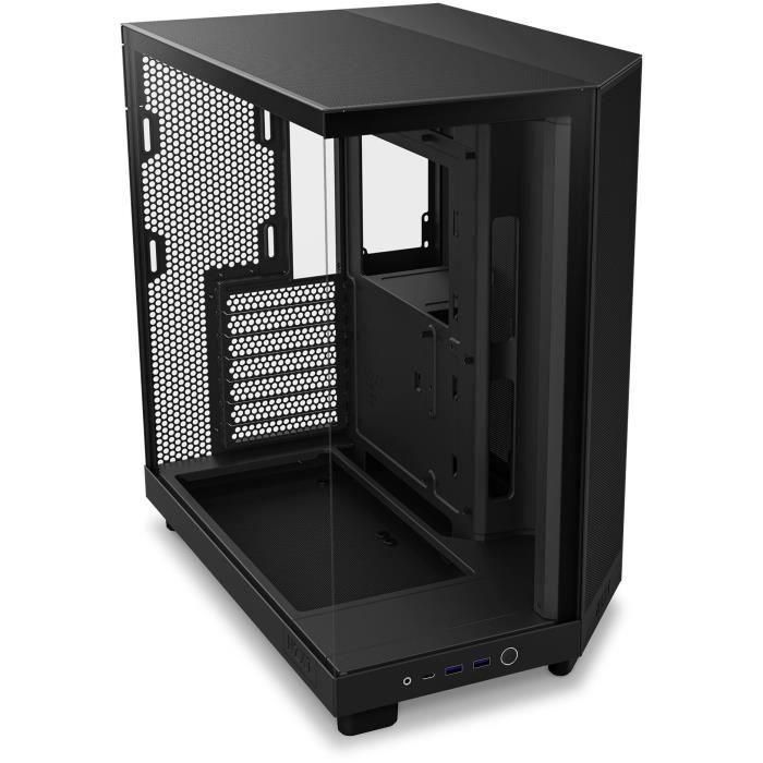 NZXT H6 Air Flow Midi Tower PC Negro - 3x120mm Ventiladores, Soporte ATX/microATX/Mini-ITX, Vidrio Templado, CC-H61FB-01 1