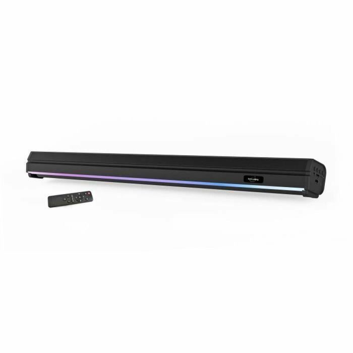 Barra de sonido con luz - INOVALLEY - BS11 -60W - LED - Bluetooth V5.0 - HDMI - USB 2.0 - micro SD - FM - Batería 2400mAh