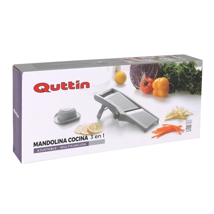 Mandolina Ajustable 3-Funciones Quttin (6 Unidades) 4 Mandolina Ajustable 3-Funciones Quttin (6 Unidades) 4
