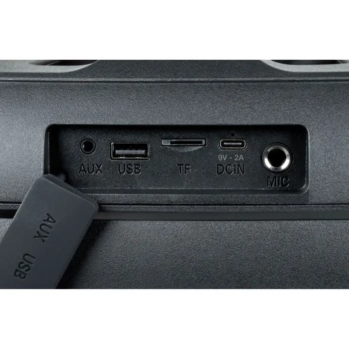 Bigben Interactive Altavoz PartyBTHPMAX Inalámbrico Bluetooth 5.3 200W USB SD Aux-In Micrófono Karaoke BIG3499550388367 4 Bigben Interactive Altavoz PartyBTHPMAX Inalámbrico Bluetooth 5.3 200W USB SD Aux-In Micrófono Karaoke BIG3499550388367 4