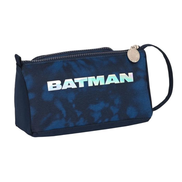 Estuche Escolar con Accesorios Batman Legendary Azul marino 20 x 11 x 8.5 cm (32 Piezas) 1