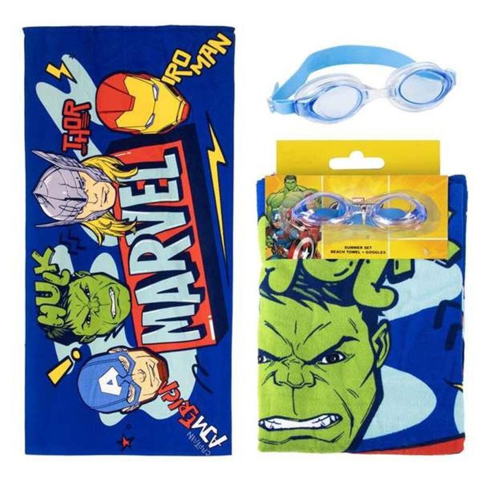 Cerdá Set Toalla y Gafas Natación Vengadores Avengers Marvel 70x140cm Poliéster 0 Cerdá Set Toalla y Gafas Natación Vengadores Avengers Marvel 70x140cm Poliéster 0