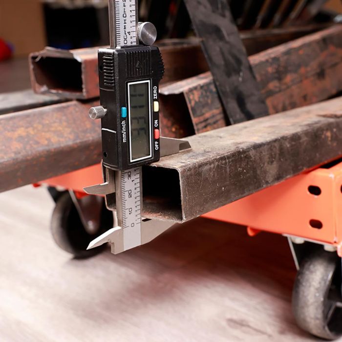 Workpro Calibre Vernier Digital 150 mm, Métrico y SAE, Pantalla LCD, Rango 0-150 mm/0-6", Acero Inox 4