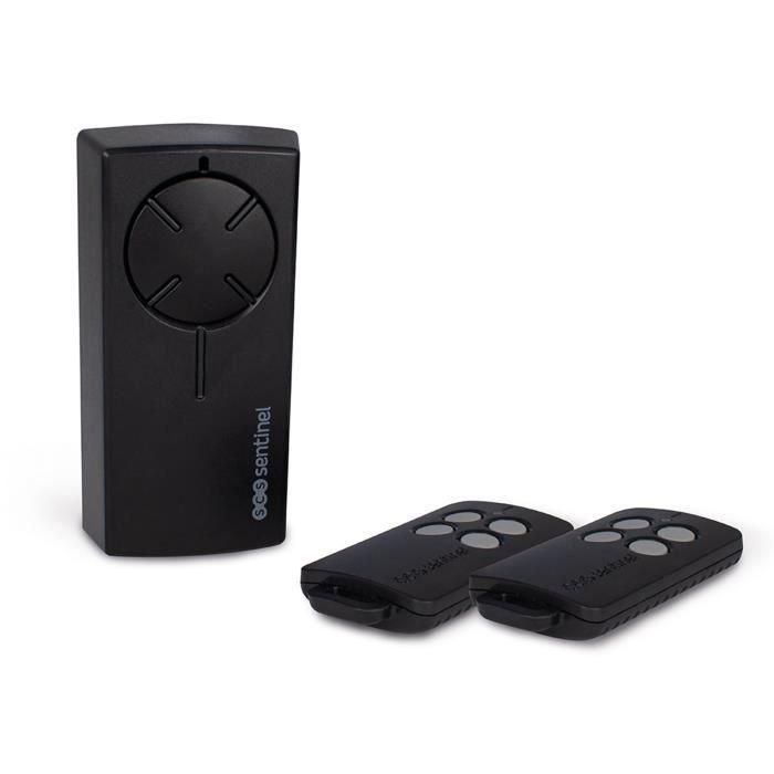 SCS SENTINEL SCS3701085206420 Kit receptor radio universal 12/24V con 2 mandos a distancia, botones grises, Kit RadioGate